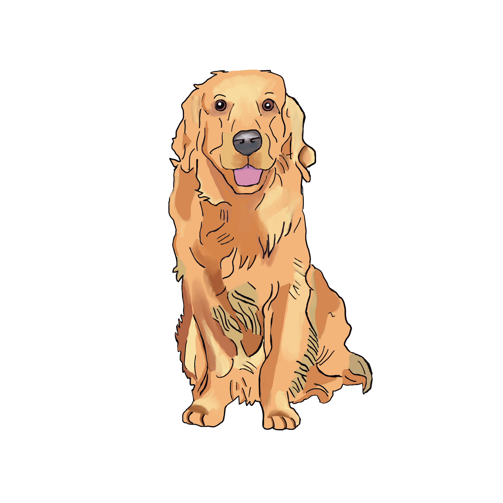 Original artwork Pet Magnet