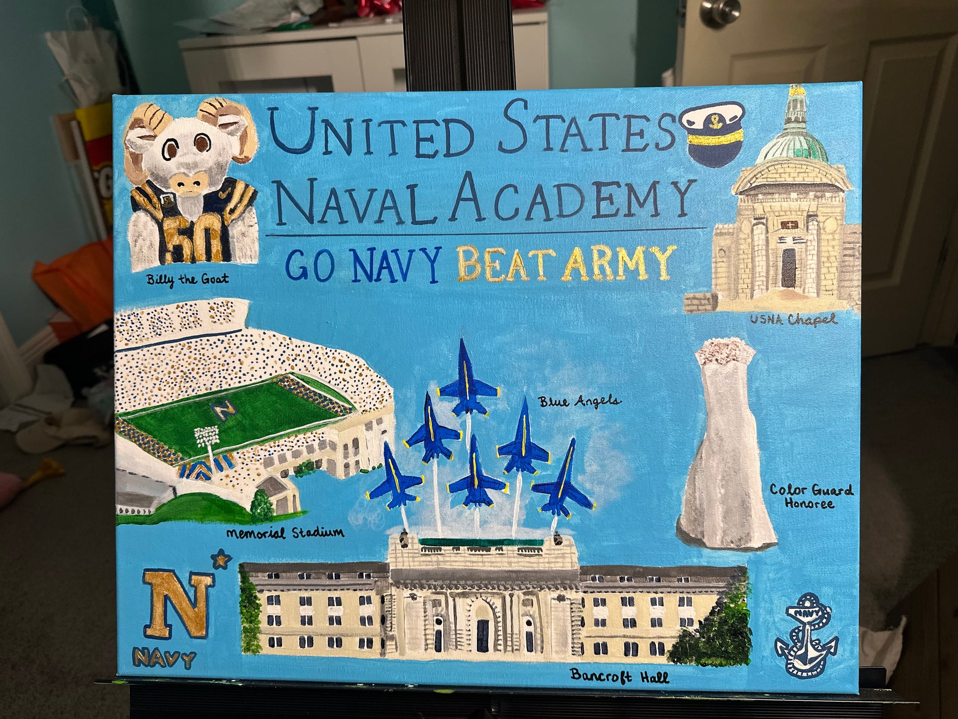 Custom University Painting