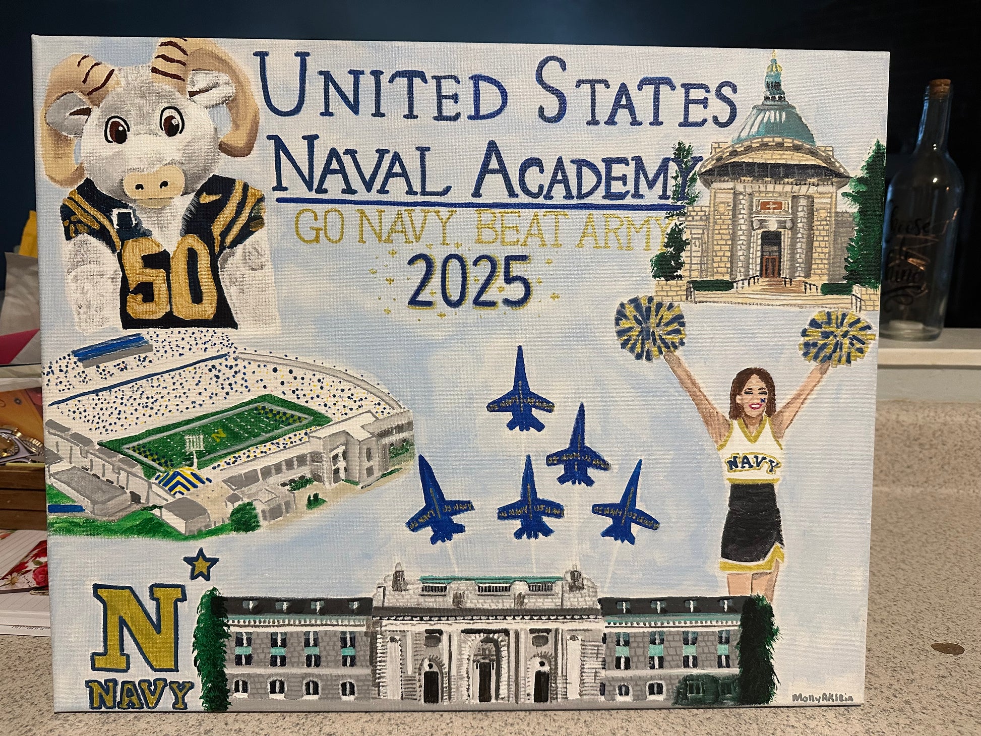 Custom University Painting