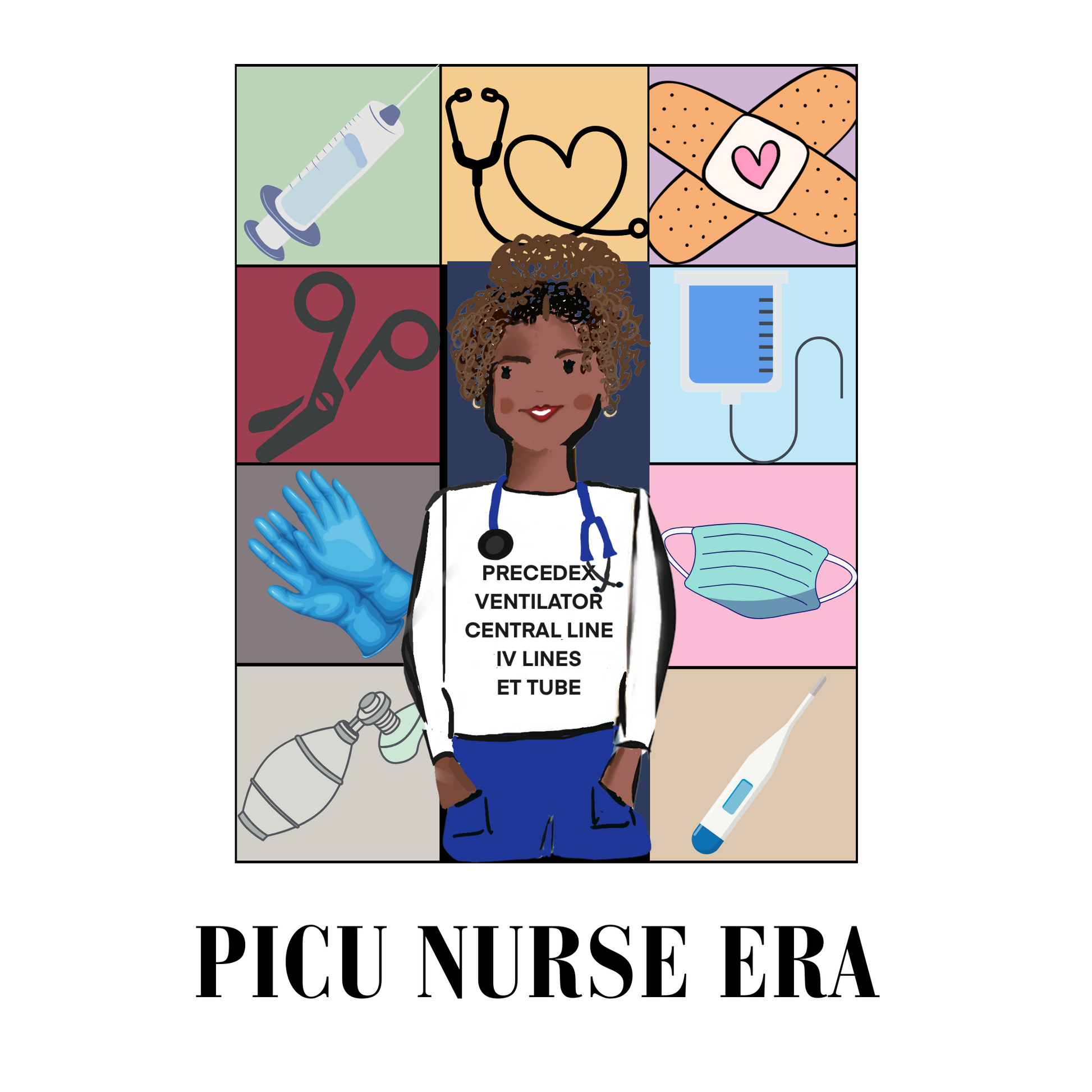 Custom Nurse Era Tote Bag and Pencil Pouch