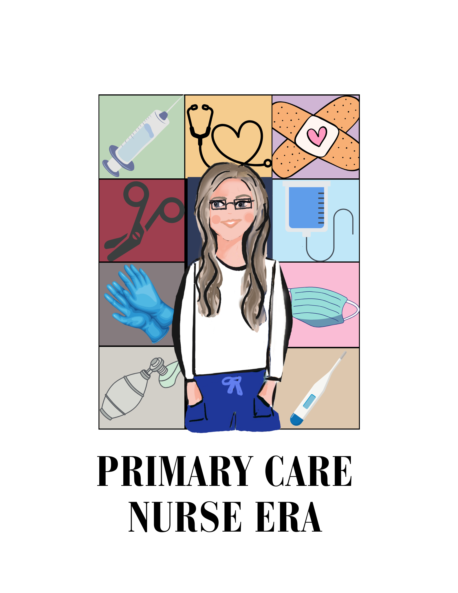 Custom Nurse Era Tote Bag and Pencil Pouch