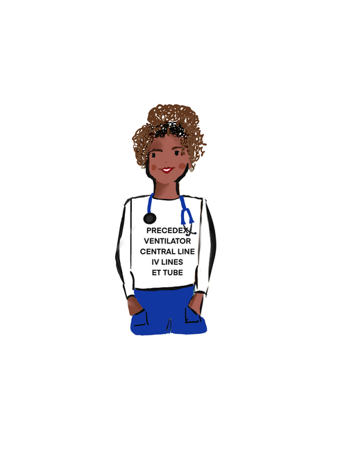 Black Magic Nurse Sticker