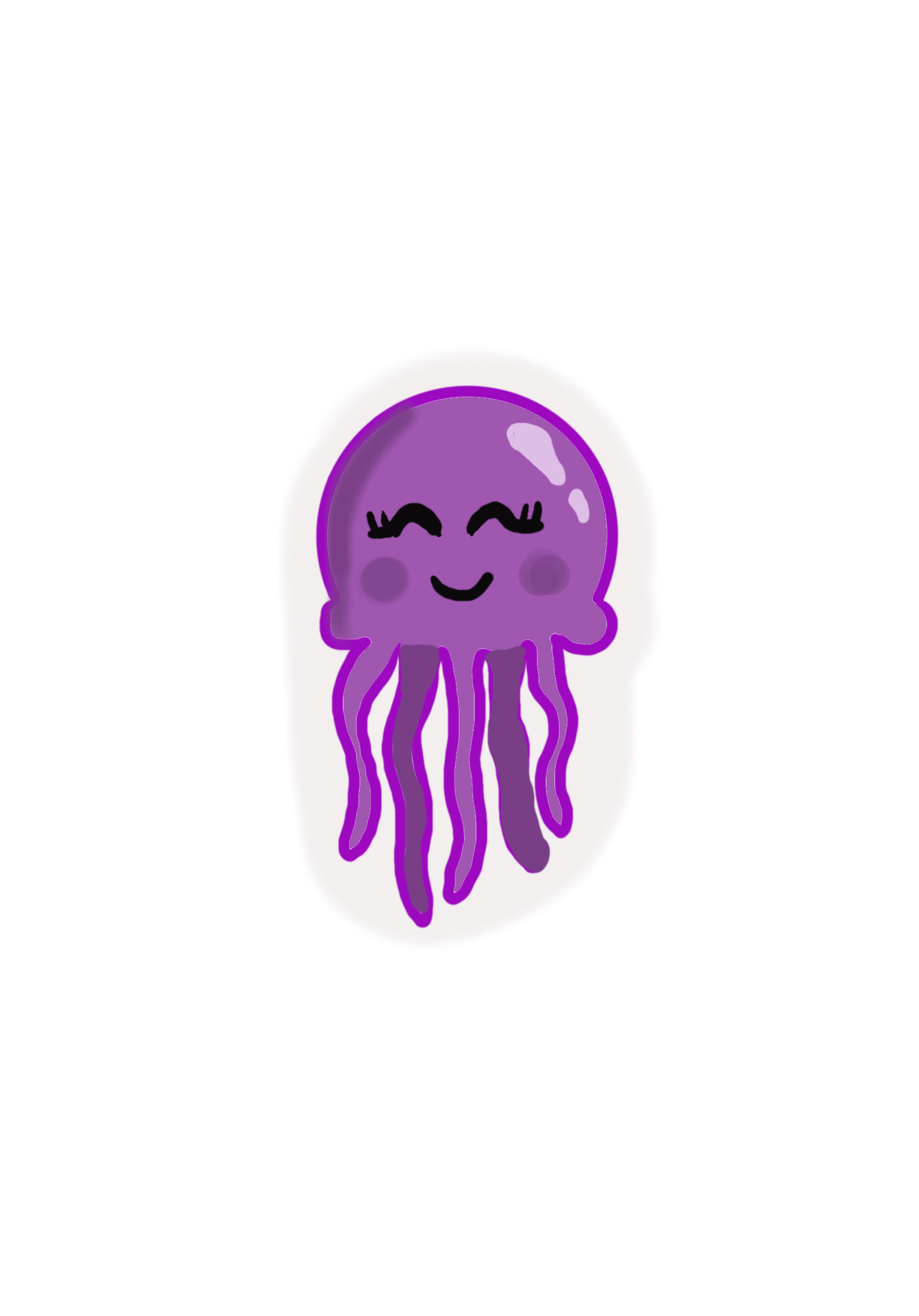 Jellyfish Sticker