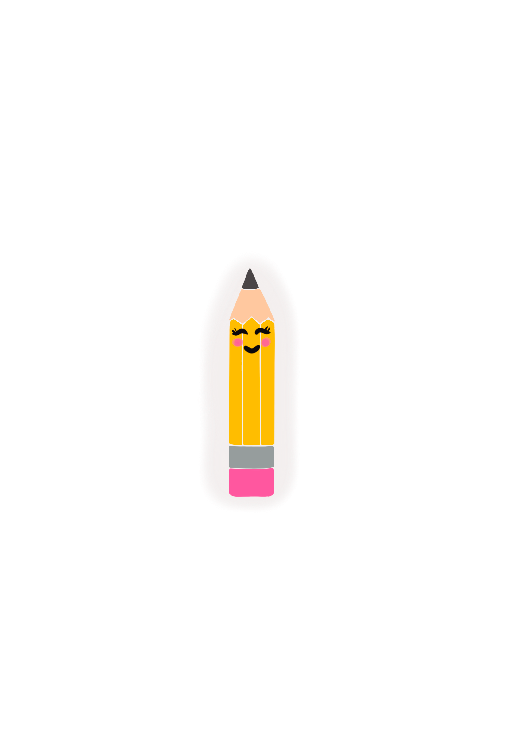 Cute Pencil Sticker