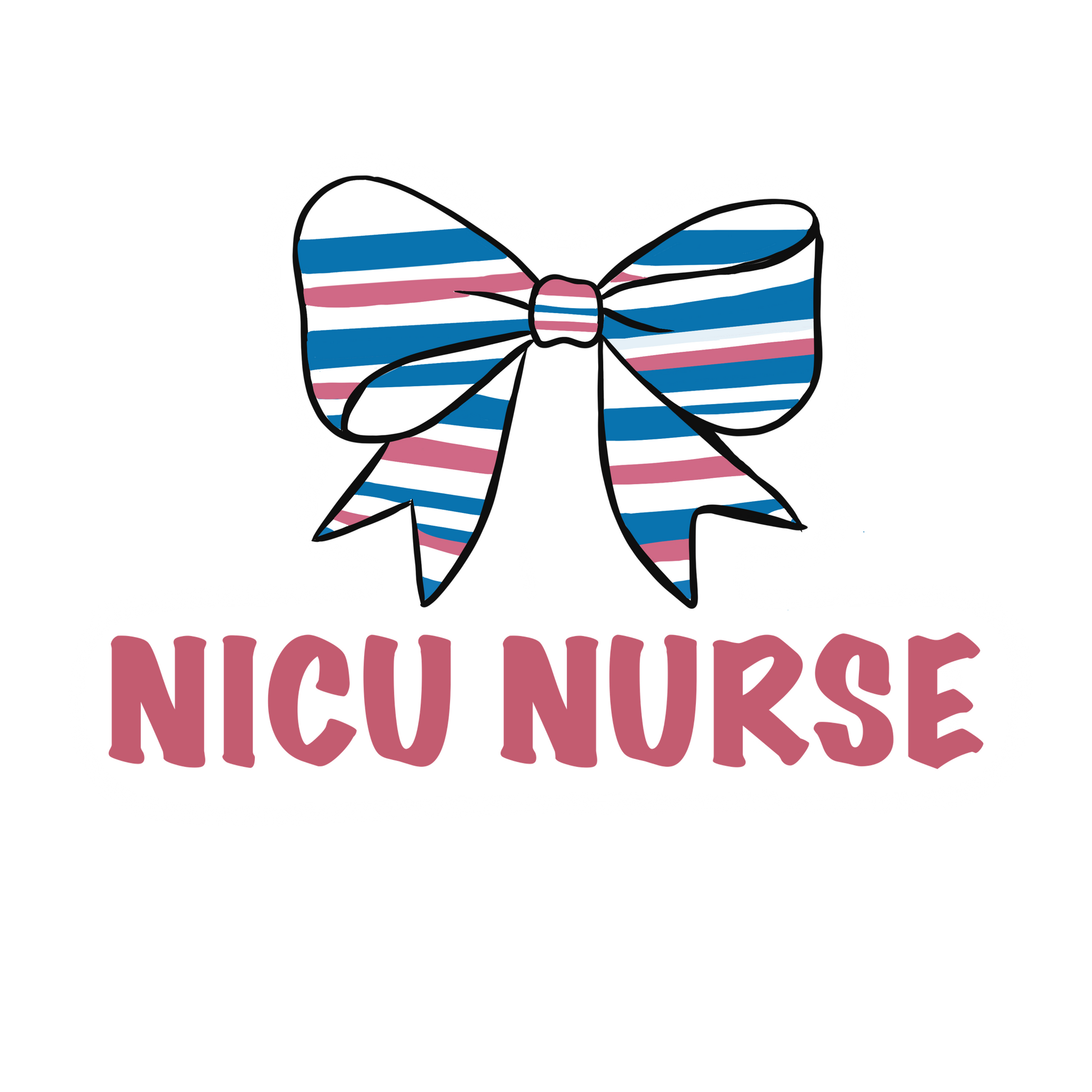 NICU NURSE STICKER